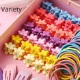 thumbnail image 3 of Horquillas para el pelo para niños, juego de combinación de horquillas para el pelo, caja de regalo, diadema para bebé, accesorios para el pelo con pinza lateral para niñas, cuerda para el pelo de, 3 of 5