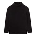 thumbnail image 3 of LittleSpring Boys Girls Fleece Turtleneck Shirts for Kids Thermal Tops Long Sleeve 2-14 Years, 3 of 7