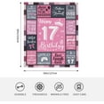 thumbnail image 5 of 8 Year Old Girl Birthday Gift, Birthday Gifts for 8 Year Old Girl, 8th Birthday Gifts for Girl, Birthday Present for 8 Yr Girl, Birthday Gifts for Girls Age 8 Throw Blanket 50"X60", 5 of 5