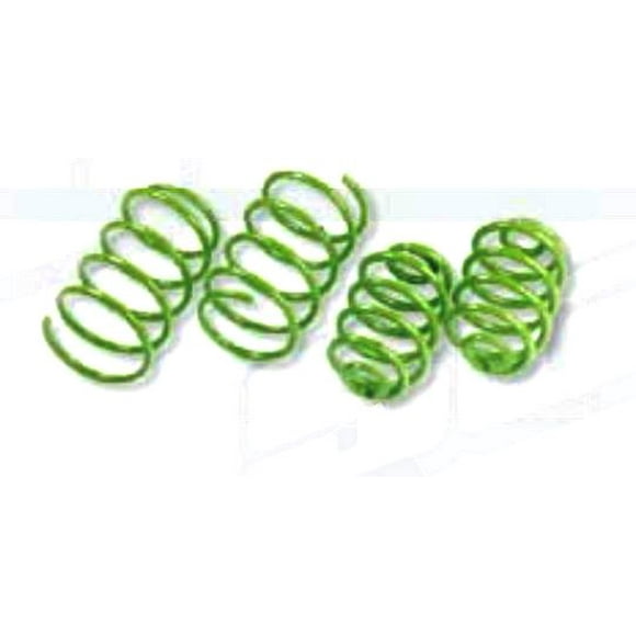 Fits 2001-2004 Volkswagen Jetta Suspension Techniques Lowering Kit 66204 SportTech; 1.2 Inch Front/1.2 Inch Rear Drop; Yellow; Without Shock Absorbers In Kit; With Front And Rear Coil Springs