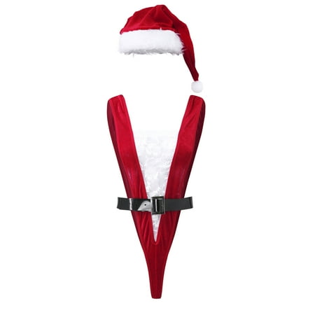 

Christmas Women Miniskirt Pajamas Underwear Set Lingerie