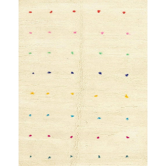 Ahgly Company Indoor Rectangle Abstract Golden Blonde Gold Solid Area Rugs, 8' x 12'