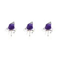 thumbnail image 4 of Redempat Versatile Wedding Brooch Add Classy And Sophisticated Touch To Any Look Modern Minimalist Brooch Pin blue purple 3Set, 4 of 6