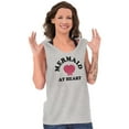 thumbnail image 3 of Mermaid Lovers Cute Seashell Heart Tank Top Tee Shirt Women Brisco Brands M, 3 of 6