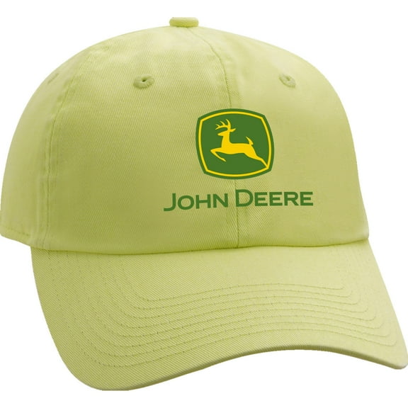 John Deere 'Coaster' Cap Hat by AHEAD - Light Yellow