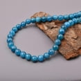 thumbnail image 2 of Sunburst Natural Apatite Gemstone 8 MM Round Smooth Beads Necklace Adjustable Mala Jewelry, 2 of 4