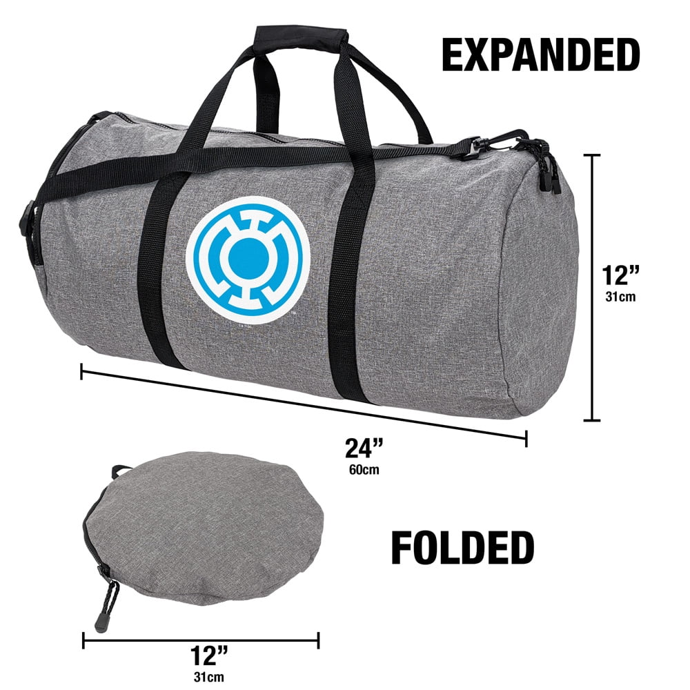 Green Lantern Core Blackest Night Blue Lantern Lightweight Duffel Bag for Sports and Gym Packable for Travel