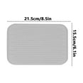 thumbnail image 2 of Large Silicone Dish Drying Mat & Trivet, Foldable Heat Resistant Drain Pad, Non-Slip Countertop Protector for Kitchen – White Elephant Gifts for Adults, Gifts Under $30, Elephant Gifts for Women, 2 of 2