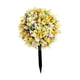 thumbnail image 3 of Estaca de jardín de flores artificiales Flor realista con estaca Multiusos Elegante Amarillo púrpura, 3 of 9