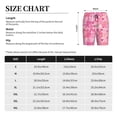 thumbnail image 3 of Pofeuu Love Print Men's Soft Woven Elastic Waistband Sleep Pajama Short-4X-Large, 3 of 6