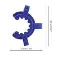 thumbnail image 4 of Shisuyan 10 Pcs Tube Clip Prevent Separation During Reaction Dark Blue For Sublimation, 4 of 8