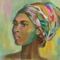 thumbnail image 3 of Vassileva, Silvia 15x15 Black Modern Framed Museum Art Print Titled - African Woman II, 3 of 5