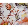 thumbnail image 5 of oneOone Polyester Spandex Orange Fabric Florals Dress Material Fabric Print Fabric By The Yard 56 Inch Wide, 5 of 6