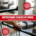 thumbnail image 6 of SecurityMan Sliding Door Security Bar – Adjustable Child Lock for Patio Doors, Sliding Glass, Windows – Fits 18.75"-51.1", Black Steel, 6 of 7