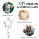 thumbnail image 4 of 50 Llaveros con de Resorte en Forma de Estrella, con Hebilla de Cadena y Anilla Abierta, para Hacer Joyas y Llaveros., 4 of 7