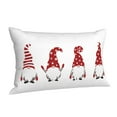 thumbnail image 2 of Disketp Pillow Covers Christmas Gnome Pattern Throw Pillow Case Cushion Covers,Cushion For Bedroom,Couch,Home-20"X30", 2 of 9