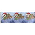 thumbnail image 5 of Dreamtimes Christmas Hat Sloth Hallway Runner Rug 2'x6' Kitchen Rug with Rubber Backing Winter Snow Non Slip Entryway Rug Runner Washable Soft Area Rug for Hallway Bedroom Kitchen Decor, 5 of 6