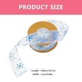 thumbnail image 2 of HLONK 1 Roll of Christmas Ribbons Snowflake Patterns Decorative Ribbons DIY Xmas Gift Box Banquet Ribbons, 2 of 6