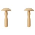 thumbnail image 1 of Ounissouiy Herramientas de costura en forma de hongo para zurcir de madera, hongo para zurcir rojo 2piezas, 1 of 1