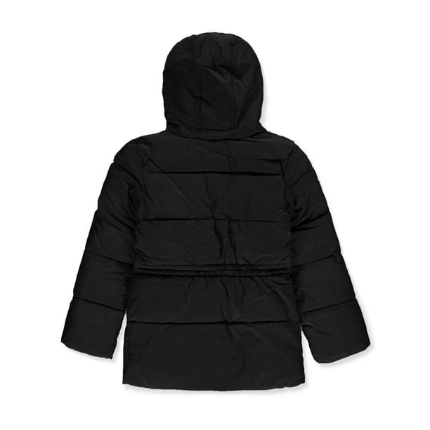 Kensie Girl Girls Sherpa Jacket black 10 12 Big Girls