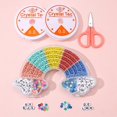 thumbnail image 3 of Rainbow Boxed Acrylic Beads Kit Homemade Diy Bracelet Loose Beads Accessories, 3 of 5