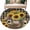 Yellow Beige Black, variant on Area Rugs 2.7'x5', Farmhouse Sunflowers Carpet for Living Room Bedroom Dining Room, Western Star Vintage Sparrows Throw Kitchen Rugs Non Slip Washable Rectangle Indoor Outdoor Rugs