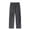 Dark Gray, variant on Men Thin Drawstring Elastic Waist Side Draped Pleated Straight Wide Leg Crinkle Woven Pants Deep Side Pockets Wrinkle Free Breathable Summer Travel Sightseeing Trousers S