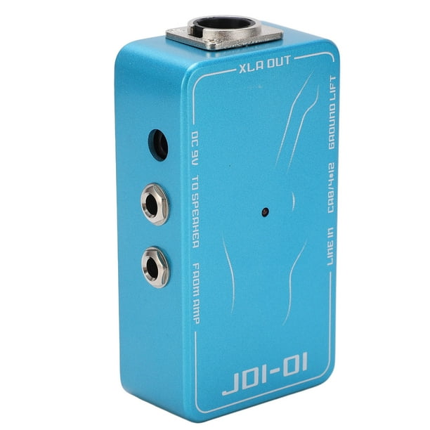Caja DI Pasiva, Pedal De Efecto De Guitarra De Simulación DC9V O 48V Impedancia De Salida De 600 Ohmios Para Guitarra Eléctrica