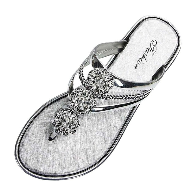 Zmoon Women's Slippers Summer Fashion Flip Flops New Style Open Toe Comfortable Non-Slip Flat Bottom