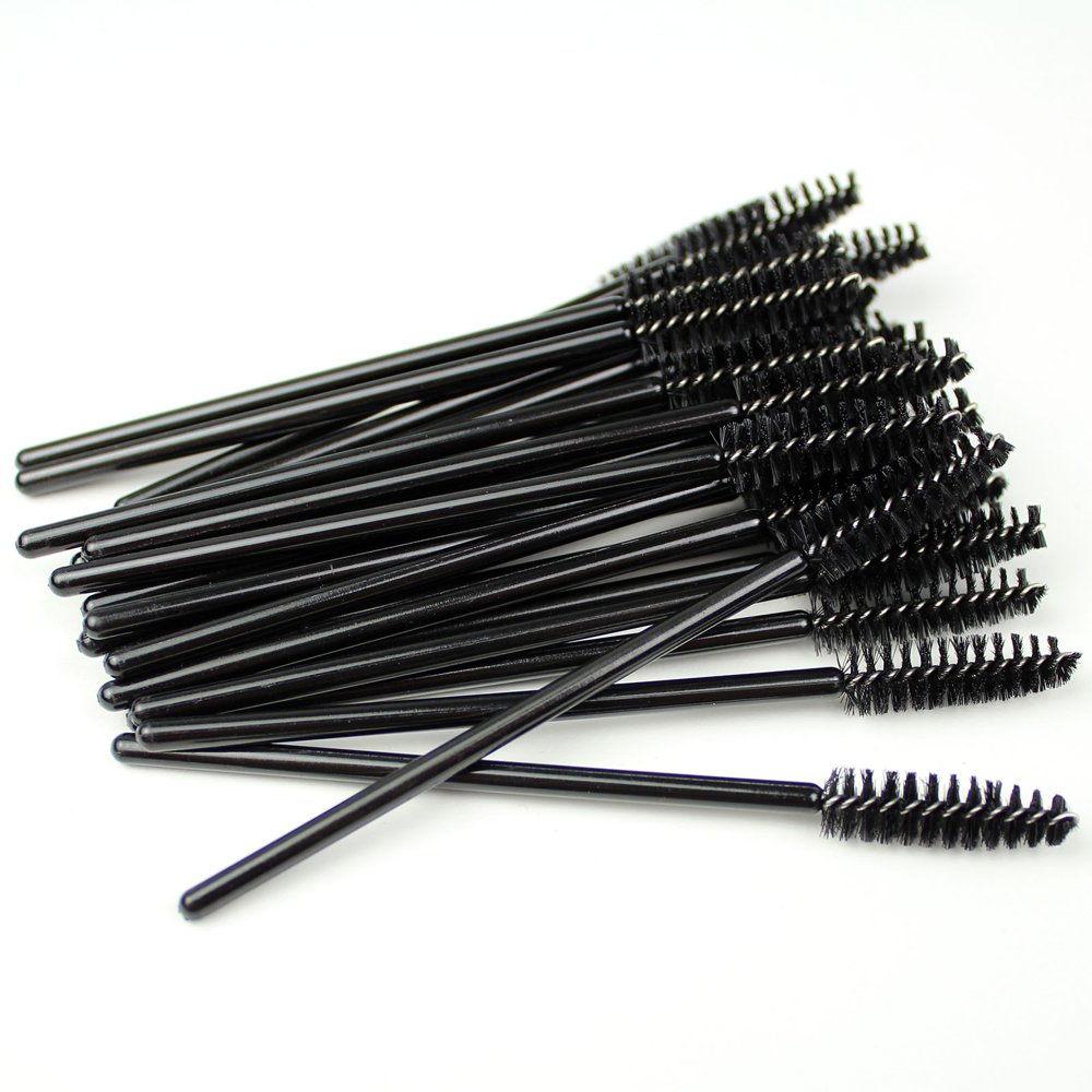 50 Disposable Eyelash Mascara Wand Brush for Makeup Applicator