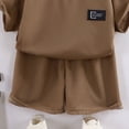 thumbnail image 6 of TAmten Toddler Boy Clothes 4T 5T Cute Summer Kids Pattern Short Sleeve T-Shirt and Shorts Cool Short Sets 7-8 Years, 6 of 6