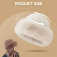 thumbnail image 3 of Womens Winter Faux Fur Bucket Hat, Fur Hat For Women & Warm Faux Mink Plush Design, Fluffy Fisherman Fuzzy Bucket Hat with Soft Plush for Cold Weather, 3 of 5