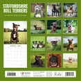 thumbnail image 2 of Red Robin 2025 Staffordshire Bull Terriers Wall Calendar, Premium Paper, Hangable 12 Month Calendar, 2 of 3