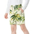thumbnail image 5 of Boys Tropical Swim Trunks Quick Dry Board Beach Shorts Lightweight Loose Summer Casual Swimming Trunks 7T, 5 of 6