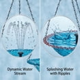thumbnail image 3 of Hanging Bird Bath Fountain, Bird Bath for Outside, Birdbath Water Fountain Dispenser Bath Shower Bowl Kit Garden Yard Patio Backyard Decoration, 3 of 7