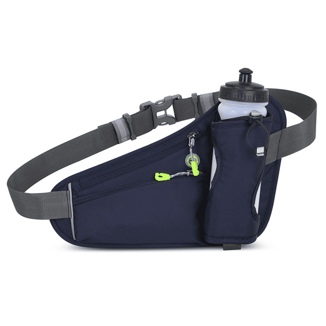 Sac Banane avec Porte-Bouteille, Sac Banane de Randonnée pour Femmes Hommes, pour Randonnée Marche Entraînement