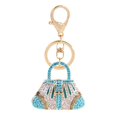 thumbnail image 1 of Regalo de joyería de llavero de mujer chapado en aleación con forma de bolso pequeño de moda (CHY-5288 azul), 1 of 6