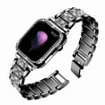 thumbnail image 4 of Antank Watch Strap for Apple Watch Series 4 5 6 SESE Women Bling Bracelet Metal Wrist Band with Protective Case Compatible with Apple Watch Band 44 mm, 4 of 10