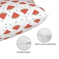 thumbnail image 3 of Kdxio Cotton Pillow Cases 16"x24" Pillowcases,Soft and Breathable Bedroom Pillow Cases-Hand Drawn Watermelon, 3 of 8
