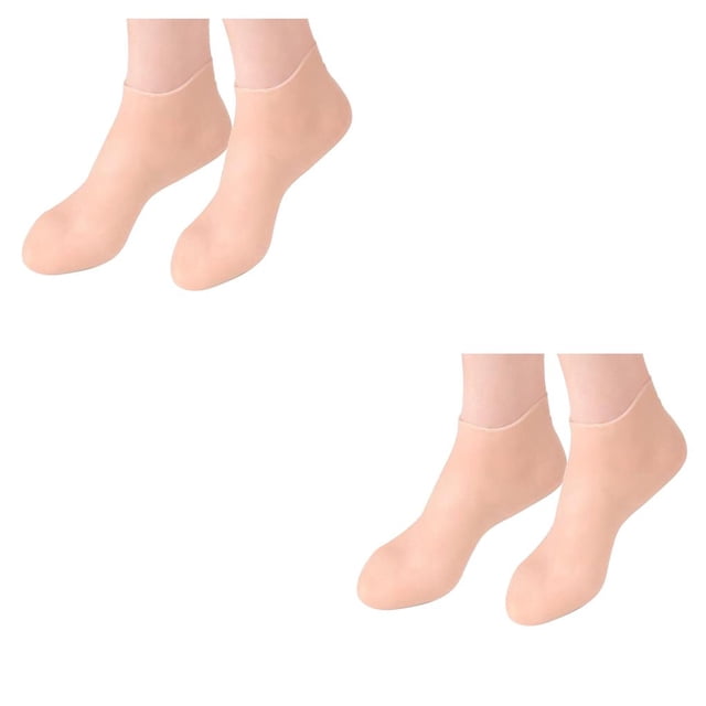 Soidarity Calcetines de gel de silicona Calcetines de protección para los pies Protector para el cuidado de los pies Blanco M Type4