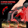 thumbnail image 6 of 600 CFM Leaf Blower Cordless Compatible with Milwaukee 18V M18 Battery,150 MPH Turbo Handheld Blower, 3 Speeds, Lightweight 3.3 lbs, Battery Powered Blowers for Lawn Care, Winter Snow(Tool Only), 6 of 8