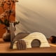 thumbnail image 4 of Decoraciones de Pascua, adornos de Pascua, regalos de Pascua La tumba vacía Escena de Pascua y decoración de madera en la Pascua Tela de fieltro, 4 of 8
