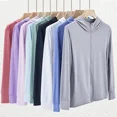 thumbnail image 2 of Abrigos de piel a prueba de rayos UV para hombre, ropa transpirable, ligera y fina, con protección solar, chaquetas informales de talla grande, UPF 50+ de verano, 2 of 5