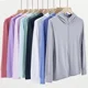 thumbnail image 2 of Abrigos de piel a prueba de rayos UV para hombre, ropa transpirable, ligera y fina, con protección solar, chaquetas informales de talla grande, UPF 50+ de verano, 2 of 5