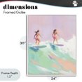 thumbnail image 4 of Stupell Industries Contemporary Two Surfing Girls on Wave White Framed Giclee Art, 24 x 30, by The Prints Vibe, 4 of 8