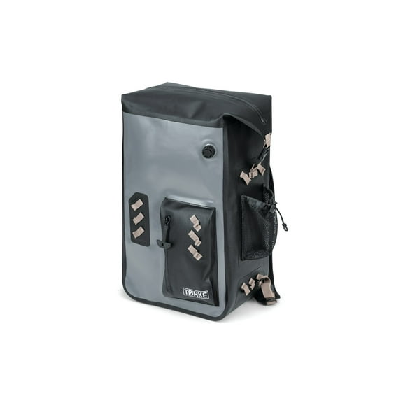 Kuryakyn 5173 Tørke 25L Dry Backpack: Portable Waterproof Bag with Strap Kit and Cargo Net for Passenger Seat or Luggage Rack Storage