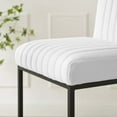 thumbnail image 7 of Modway Indulge Channel Tufted Fabric Bar Stool in White, 7 of 7