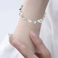 thumbnail image 5 of Alloy Silver Bracelets for Women, Trendy Heart Bracelets for Women, Gold Bracelets for Men Birthday Gifts for Her Women, 5 of 6