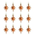 thumbnail image 1 of 12 piezas de adornos de estrella de Navidad, colgantes de caja de regalo, decoración creativa para el hogar para medias navideñas, bolsas, puertas, Color bronce, 1 of 8
