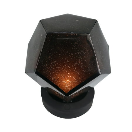 

Romantic Star Constellation Projection Lamp Starry Night Light USB Charging Night Sky Lamp (Yellow Light)